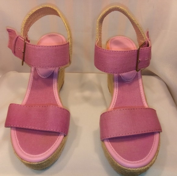 New York & Company Shoes - Lavender strappy wedge sandals